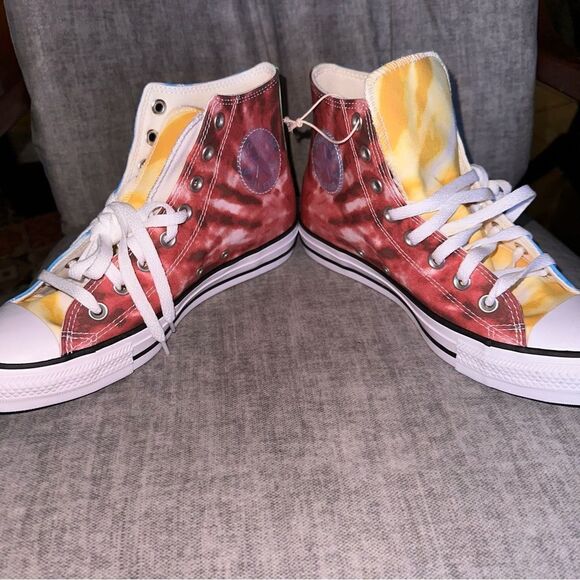 💙🩵Nwot converse Chuck Taylor All Star Hi Sneaker – Tie Dye Color- - Picture 5 of 12